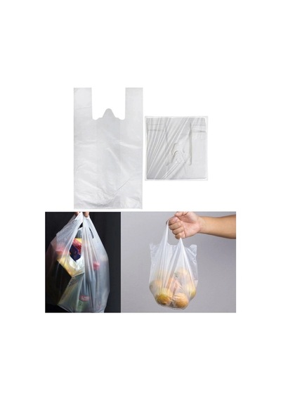 Hubrendy Tedarik Şeffaf Atlet Poşet Orta Boy 28x50 Cm 1 Paket Takriben 200 Adet