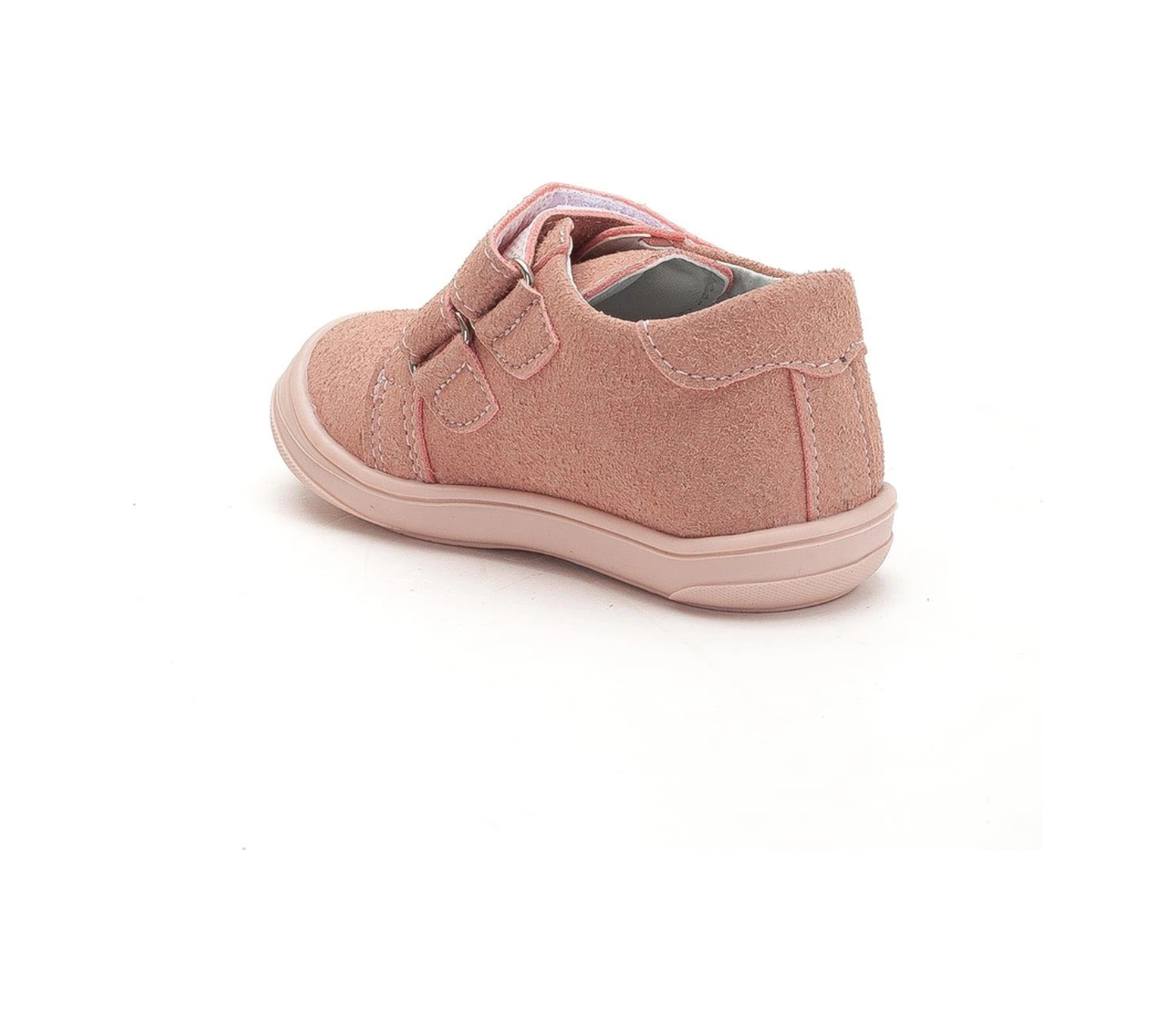 Şirin Bebe Şirinbebe Ortopedik Kız İlkadım Bebek Ayakkabı Pembe Çift Cırtlı-4187 Pembe