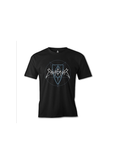Emperor Baskılı Sİyah Erkek Tshirt 001