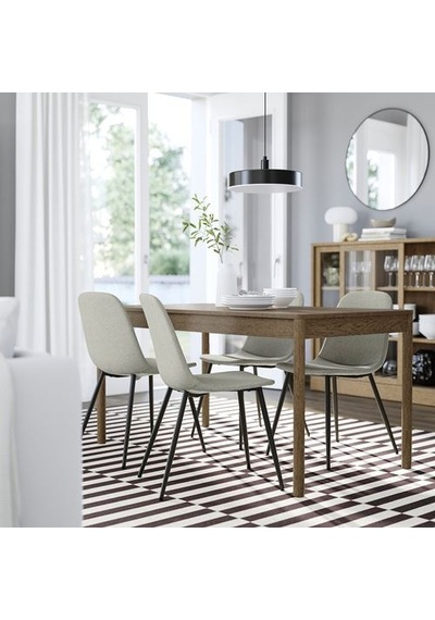 Ikea Nordmansskär Yemek Sandalyesi Oturma Yeri, Tonerud Gri