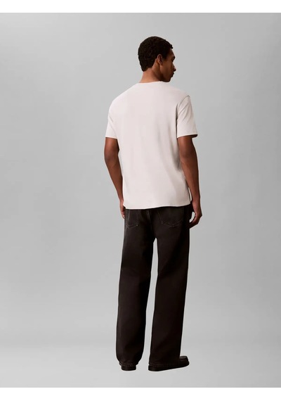 Calvin Klein Ss Supıma Chest Emb, Pdj Bej Erkek T-shirt