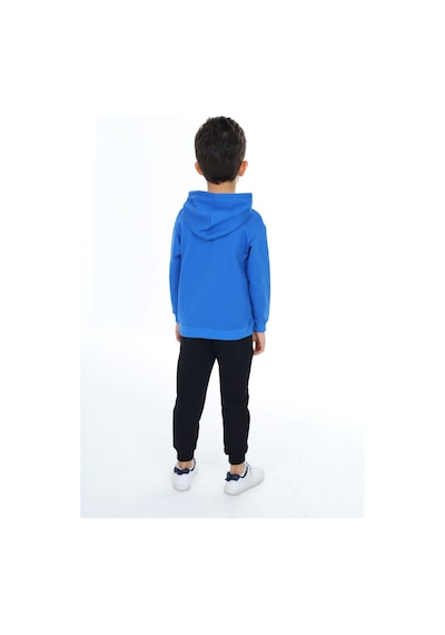 Toontoy Kids Toontoy Erkek Çocuk 2'li Takım Baskılı Kapüşonlu Cepli Sweatshirt & Beli Paçası Lastikli Cepli Jogger Eşofman Altı - Renk Bloklu & 2 İplik Saks Toontoy Kids Toontoy Erkek Çocuk 2'li Takım Baskılı Kapüşonlu Cepli Sweatshirt & Beli Paçası Lastikli Cepli Jogger Eşofman Altı - Renk Bloklu & 2 İplik Saks