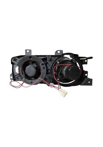 Bmw 5-7 Serisi E32 E34 Şeffaf Camlı Angel Far Seti