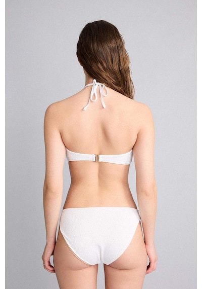 Defacto Regular Fıt Krinkıl Kumaş Bikini Alt G3772ax26smwt16 Beyaz-wt16