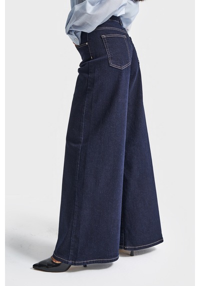 Itsbasic Kadın İndigo Renk 7w5-50 Lyl36 Palazzo Fit Esnek Kumaş İç Boy 80cm Denim Jean Itsbasic Kadın İndigo Renk 7w5-50 Lyl36 Palazzo Fit Esnek Kumaş İç Boy 80cm Denim Jean