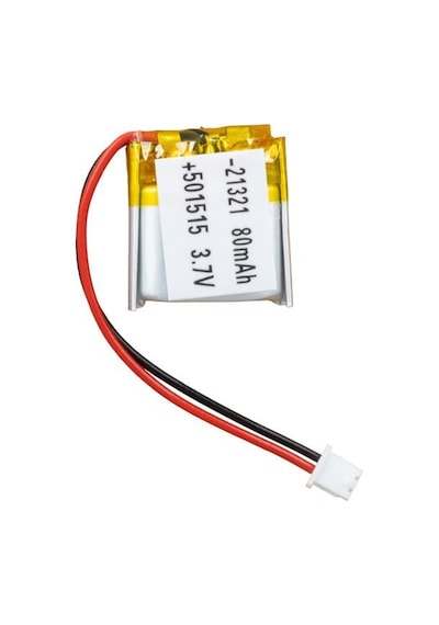 501515 3.7 Volt 80 Mah Lityum Polimer Pil