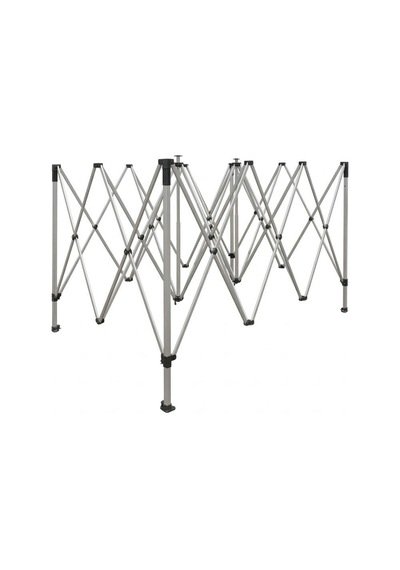 Çadır Dünyası 3x3 Metre Katlanabilir Çelik Çardak İskeleti - 30mm Güçlendirilmiş Profil, 9m2 Gölgelik Alan Ve Sabitlenebilir Ayaklı Stand İskeleti Çok Renkli