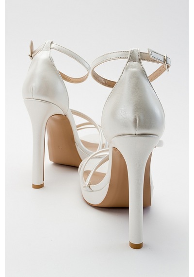 Luvishoes Shelp Sedef Kadın Topuklu Ayakkabı