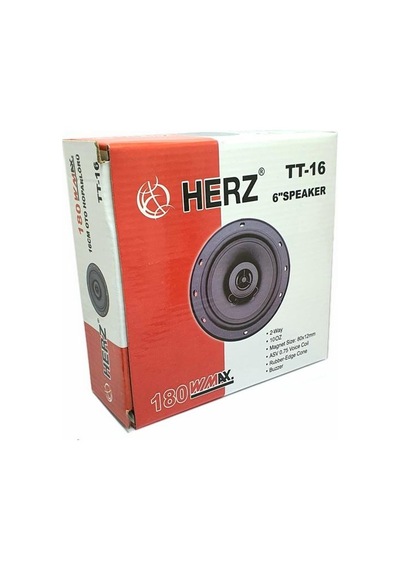 Herz 16Cm 180Watt Tweeterli Oto Hoparlör - 1Adet