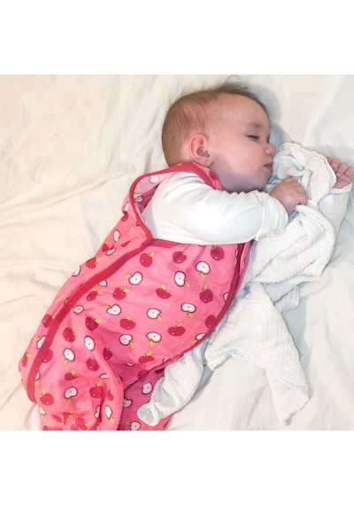 Yorni Zoozoo Dino Bambu Müslin Yazlık Torba Bebek Uyku Tulumu Pembe 0.2 Tog Pembe