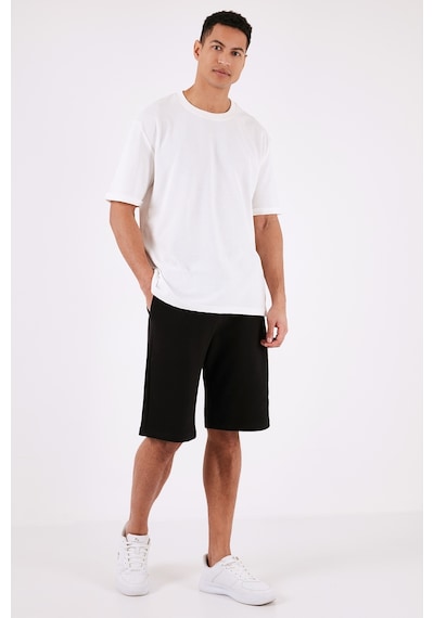 Buratti Pamuklu Relaxed Fit Cepli Erkek Short 5908023 Siyah
