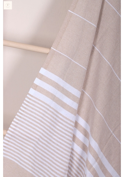 Çizgili %100 Pamuk Soft Peştemal Banyo Plaj Havlusu 100x180 Cm 001