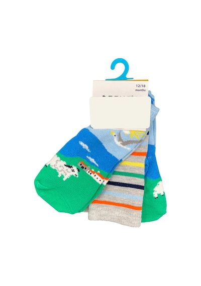 Defne Baby 3lü Bebek Çorabı E021-22 Yeşil