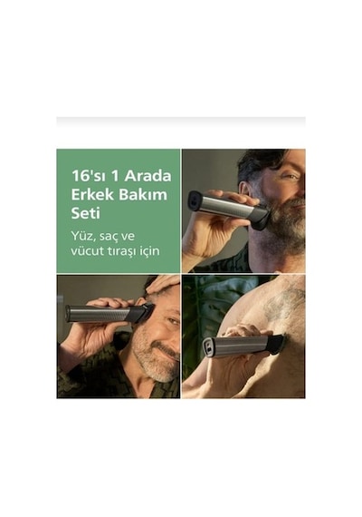 16'lı Erkek Bakım Seti Islak Ve Kuru Kullanım İçin