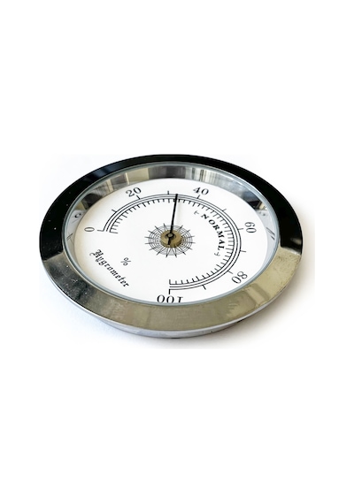 Analog Higrometre Nem Ölçer Humidor Puro Kutusu için Metal Çerçev N11.1834