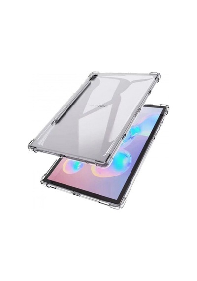 Samsung Galaxy Tab S7 Plus 12,4 T970 T737 T735 T730 Köşe Korumalı Airbagli Silikon Kılıf Arka Kapak