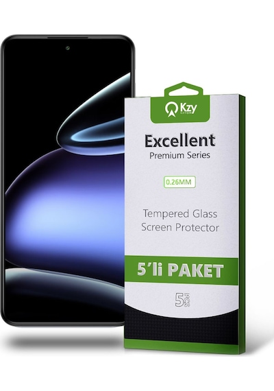 General Mobile Gm24 Pro Uyumlu Temperli Ekran Koruyucu Kırılmaz Cam Ekonomik 5'li Paket