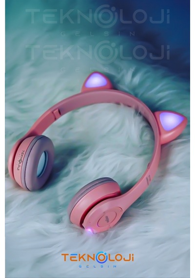 Teknoloji Gelsin P47M Bluetooth 5.4 Kedi Kulaklık