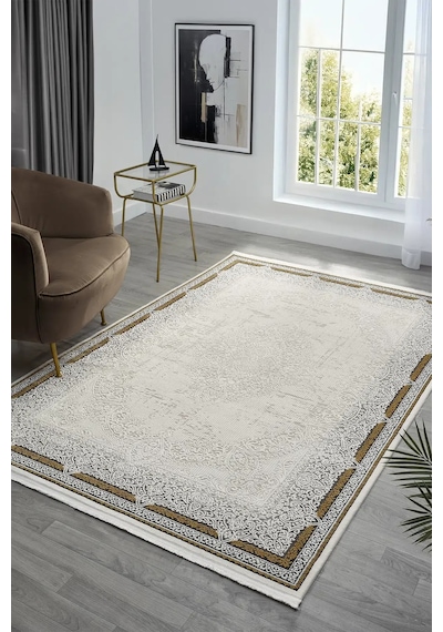 Seyran Halı Ahlat 7051 Gold Akrilik Makine Halısı