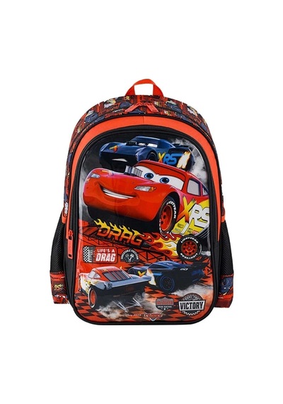 Erkek Çocuk Cars Hawk Victory İlkokul Çantası Çok Renkli