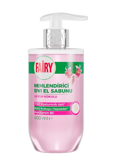 5 Adet Fairy Sıvı Sabun Lilyum Kokulu 400 Ml