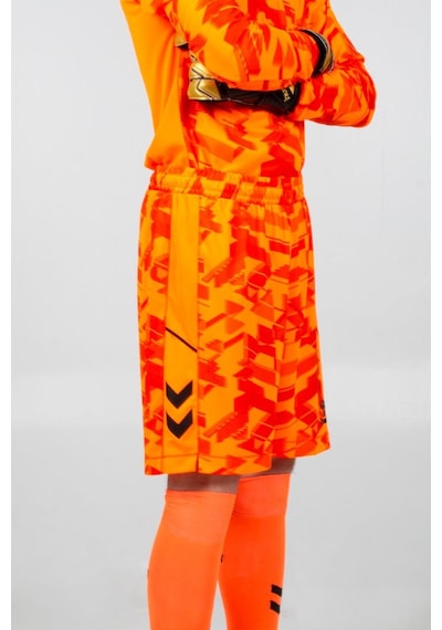 Hummel Line Kaleci Şort Neon Turuncu