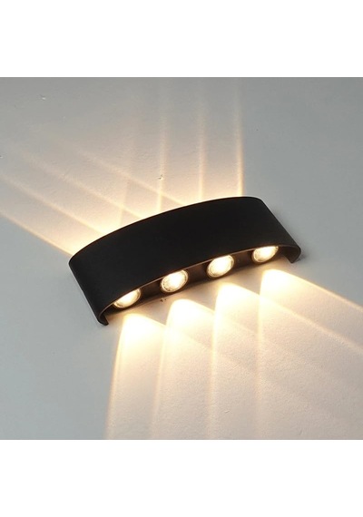 15w Dekoratif Çift Yönlü Led Duvar Apliği - 8 Led'li Modern Tasarım, Cata Kapri Dış Ve İç Mekan Aydınlatma Lam Diğer