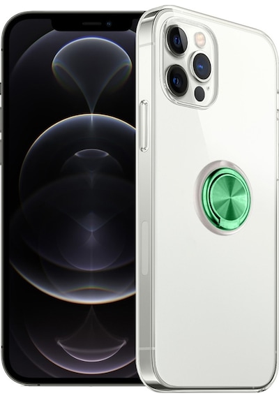 Fitcase Apple Uyumlu iPhone 12 Pro Max Kilif Gross Ring Seffaf Arka Kapak 488500698