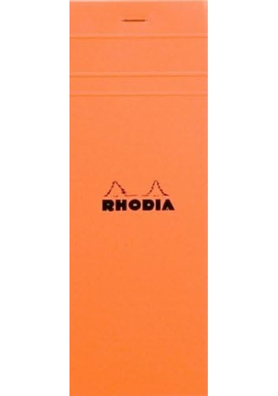 Rhodia Kareli Bloknot, Turuncu, 74x210 Mm 103 Ivory