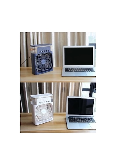 Vantilatör Mini Fan 5 Spreyli Su Püskürtmeli 600 Ml Buhar Makinesi Soğutucu Özellikli