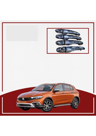 Fiat Uyumlu Egea Cross 2021- Krom Kapı Kolu