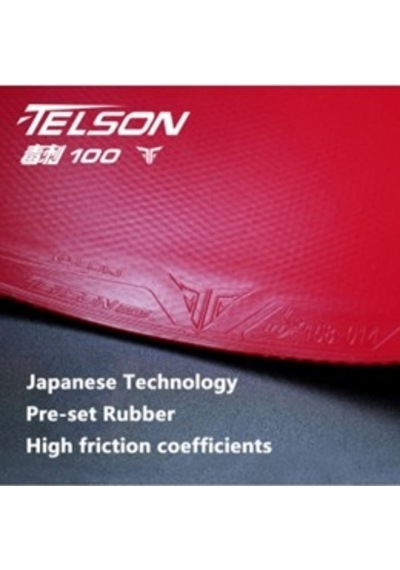 Telson 100 Japon Teknolojisi Masa Tenisi Raket Lastiği Profesyonel Siyah