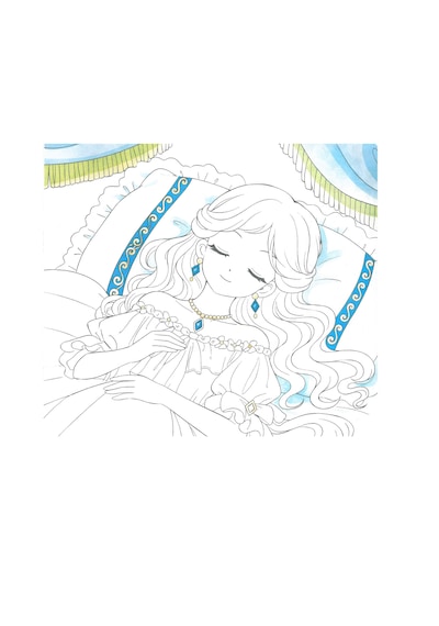 4e Anime Princess Boyama Mavi