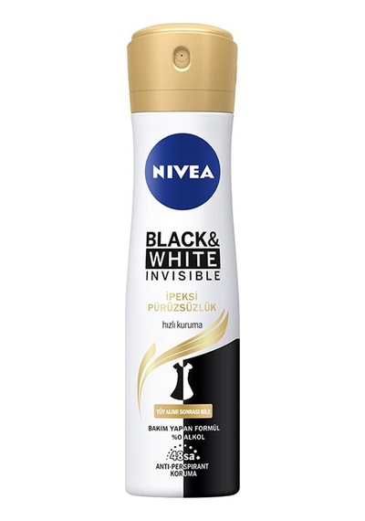 3 Adet Nivea Deodorant Invisible Black&white İpeksi Pürüzsüzlük 150 Ml