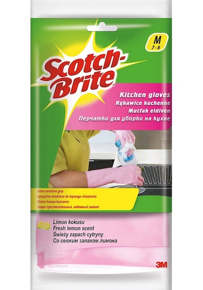Scotch Brite Temizlik Eldiveni Pembe M