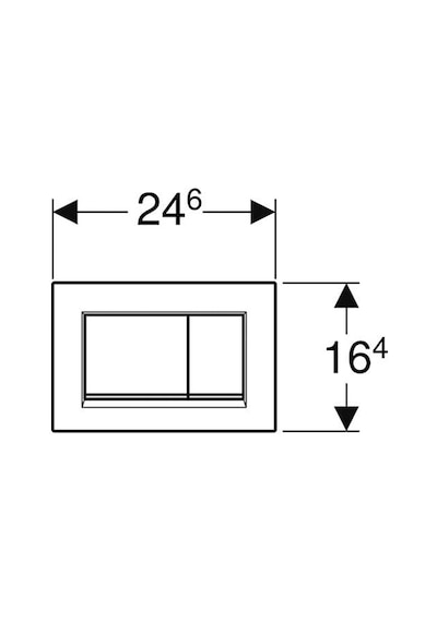 Geberit Sigma30 Kumanda Paneli Beyaz/parlak/beyaz 115.883.kj.1 Beyaz