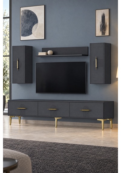 Tvr1815a İda Tv Ünitesi Takımı Antrasit 180cm
