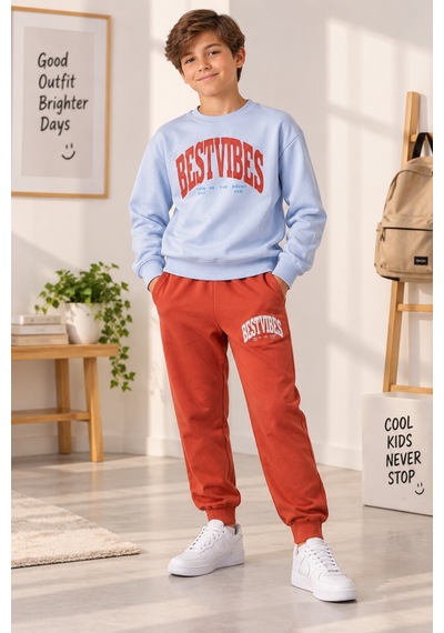 Uğur Bebe Erkek Çocuk Eşofman Takımı Rahat Ve Konforlu 2 İplik Sweat Yumuşacık Traşlı Kumaş Cepli, Bağcıklı Jogger Model Gri+ Kiremit Renk Gri Turuncu Gri Turuncu Uğur Bebe Erkek Çocuk Eşofman Takımı Rahat Ve Konforlu 2 İplik Sweat Yumuşacık Traşlı Kumaş Cepli, Bağcıklı Jogger Model Gri+ Kiremit Renk Gri Turuncu Gri Turuncu
