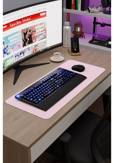 Panda Kaymaz Dikişli Kauçuk Oyuncu Mousepad V2 - 70x30 Xl Gaming Mouse Pad Fare Altlığı
