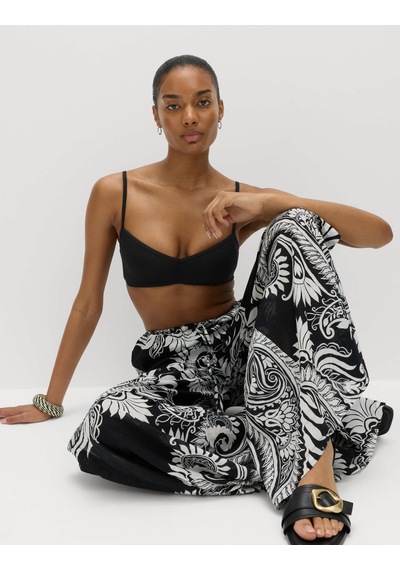 Marks & Spencer Plunge Bikini Üstü T52001213B Siyah