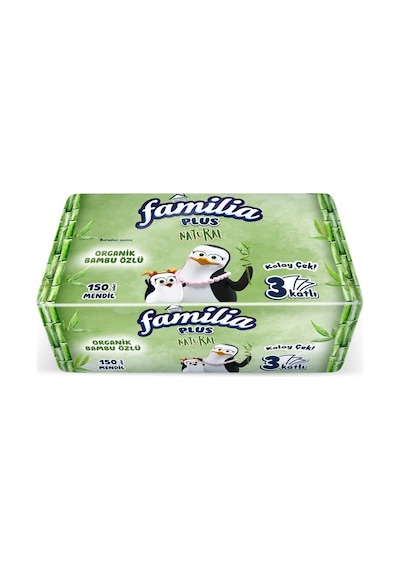 Familia Plus Natural Çek Al Mendil 150'lı 5 Adet