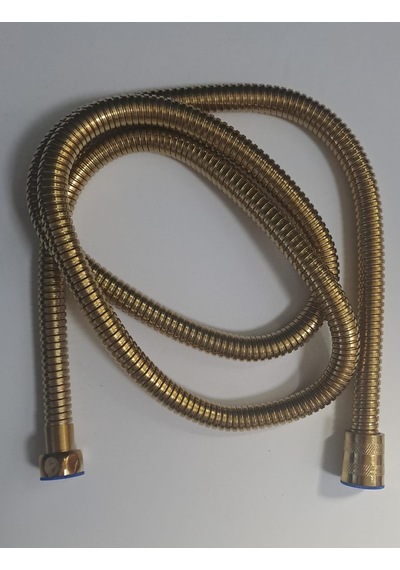 Spiral Duş Hortumu 150 Cm - Gold Altın - Ekonomik Üründür
