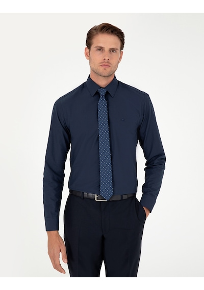 Pierre Cardin Erkek Lacivert Gömlek Basic 50292552-vr033 Lacivert