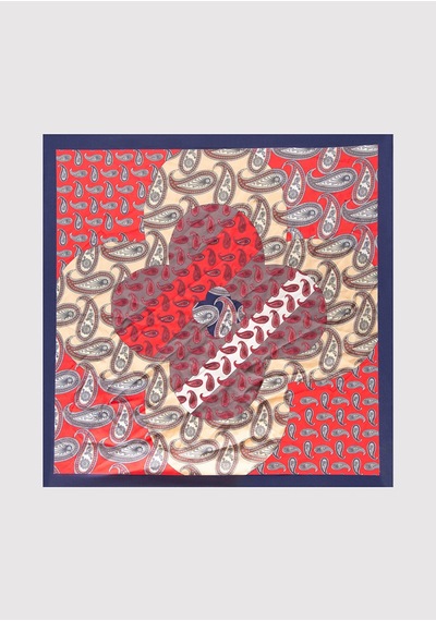 Mavi - Baskılı Bandana 1913443-90742 Kırmızı