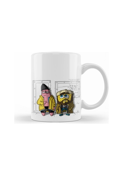 Jay And Silent Bob Pat And Silent Bob Squarepants Kupa Bardak Karışık
