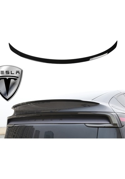 Tesla Juniper Arka Tampon Pro Tip Spoyleri Spoiler Parlak Siyah