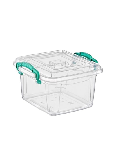 Polytime Kare No 3 Derin Saklama Kabı 2.5 L - 21 x 21 x 12 CM Şeffaf