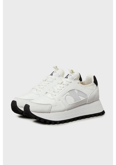 Calvin Klein Runner Low Laceup Mıx Nbs Siyah - Beyaz
