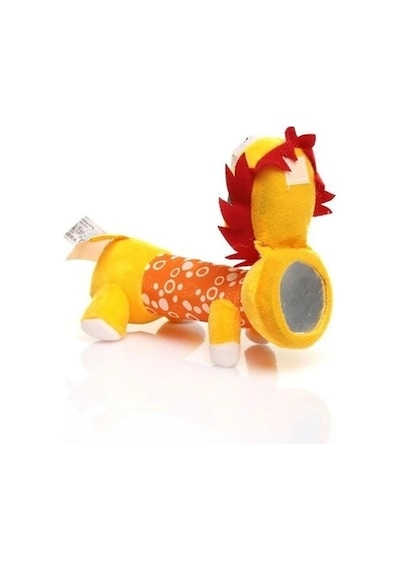 Sozzytoys Çıngıraklı Aynalı Aslan Beyaz