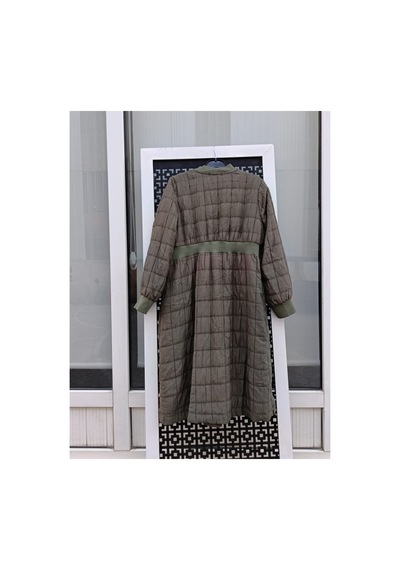 Çınar Boutique Kare Desenli Mont-haki Yeşili - Xxl Haki Yeşili Haki Yeşili